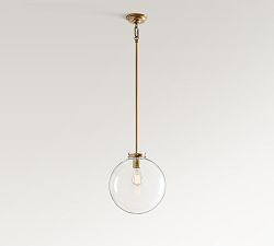 Anderson Glass Globe Pendant 12" - Elegant Lighting