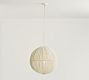 Bristol Wood Bead Globe Pendant (25&quot;)