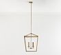 Remington Iron Lantern Pendant (24&quot;-31&quot;)