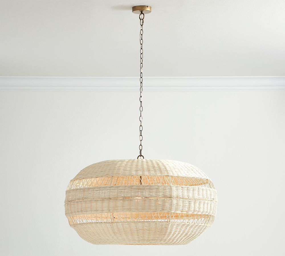 Adrienne Woven Oversized Pendant (41&quot;)
