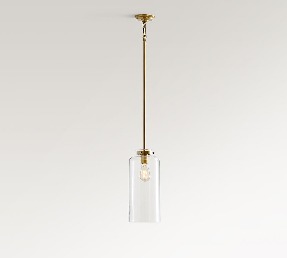 Anderson Glass Cylinder Pendant (7&quot;)
