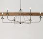 Botanical Forged Iron Chandelier (65&quot;)