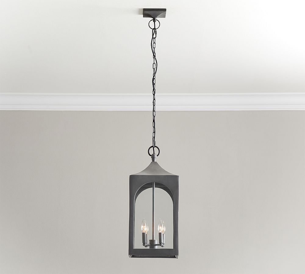 Caleb Outdoor Metal Lantern Pendant (11&quot;)