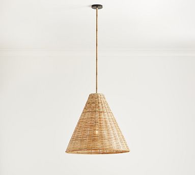 Marion Woven Cone Pendant (17"-26")