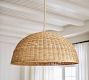 Marion Woven Dome Pendant (34&quot;)