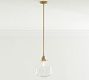 Schoolhouse Glass Pole Pendant (8&quot;-12&quot;)