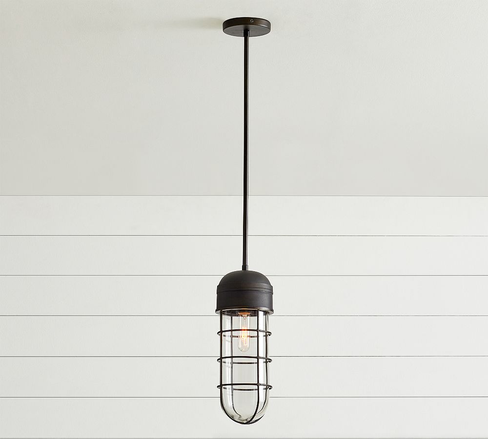 Wellington Outdoor Recycled Glass Pendant (7&quot;)