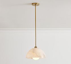 Windham Alabaster Dome Pendant (12&quot;)