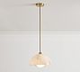 Windham Alabaster Dome Pendant (6&quot;-12&quot;)