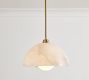 Windham Alabaster Dome Pendant (12&quot;)
