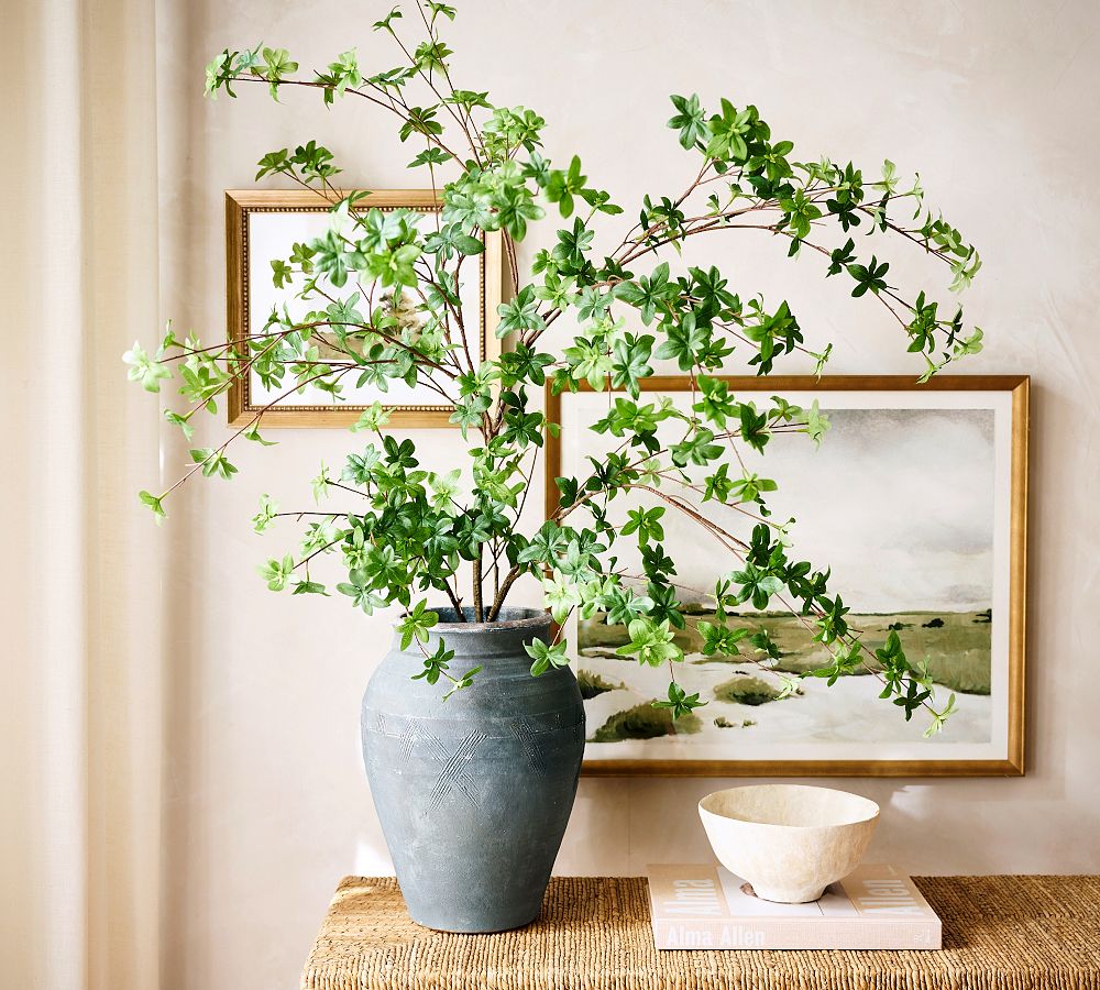 Faux Oversized Green Branch