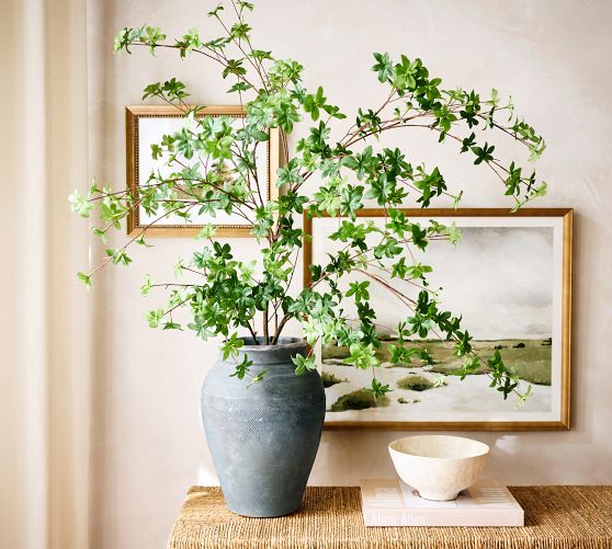 Faux Oversized Green Branch