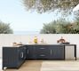 Indio Metal Outdoor Kitchen Convertable Refrigerator Cabinet (31&quot;)