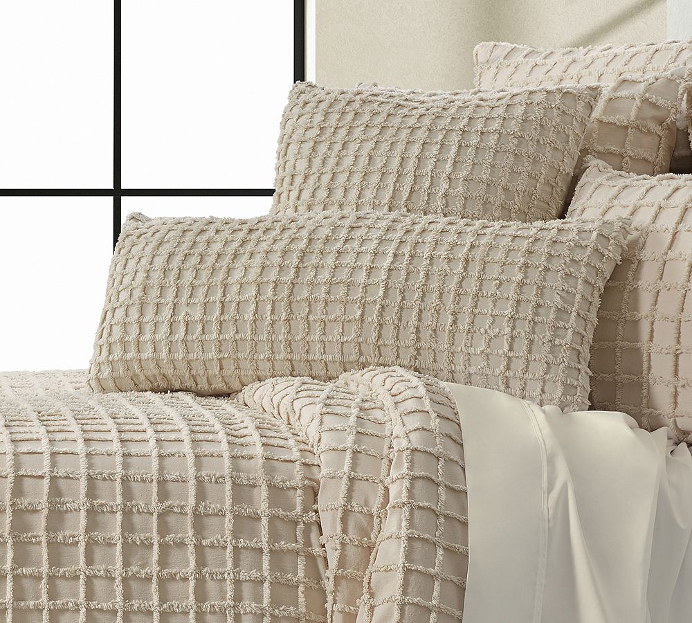 Arlette Cotton Textured Lumbar Pillow