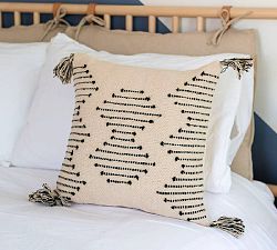 Kamini Handwoven Tassel Pillow Cover