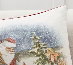 Nostalgic Santa's Dog Pillow Cover
