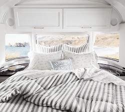 Airstream Happy Camper Lumbar Pillow Cover