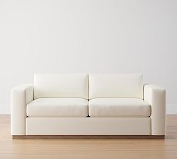 Open Box: Carmel Wide Arm Wood Base Sleeper Sofa