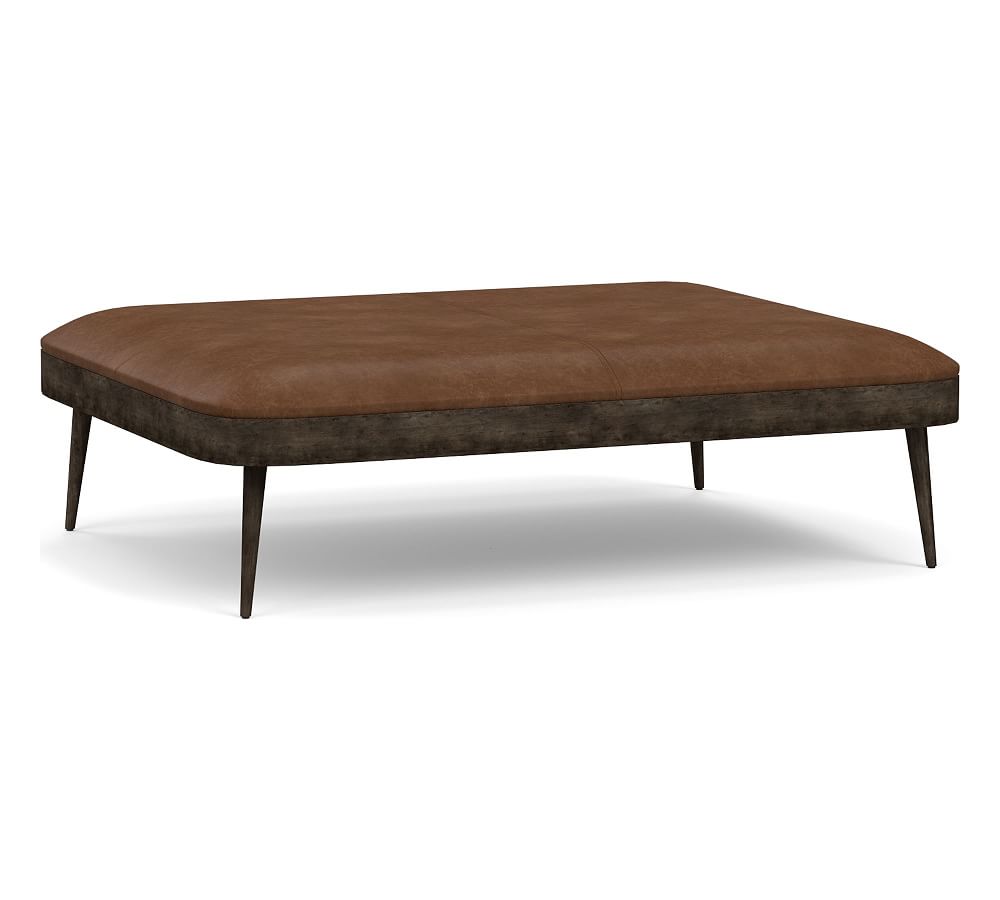 Alvarado Leather Ottoman