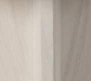 Bleached White Wood and Iron Poker Table
