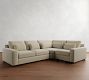Big Sur Square Arm Deep Seat 3-Piece Wedge Sectional (129&quot;)