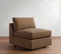 Build Your Own Carmel Slim Arm Leather Sectional