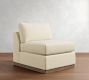 Build Your Own Carmel Slim Arm Wood Base Sectional