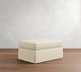 Carmel Slipcovered Sectional Ottoman