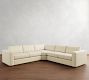 Carmel Wide Arm 3-Piece L-Shaped Wedge Sectional (123&quot;&ndash;129&quot;)