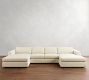 Carmel Wide Arm Double Chaise Sectional (144&quot;&ndash;176&quot;)