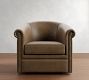 Cyrus Leather Swivel Chair