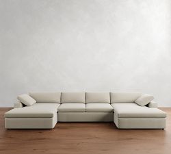 Dream Wide Arm Double Chaise Sectional (154&quot;&ndash;174&quot;)