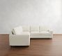 PB Comfort Square Arm 3-Piece L-Shaped Sectional (106&quot;)