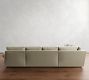 Pearce Roll Arm 4-Piece Wedge Chaise Sectional (147&quot;)
