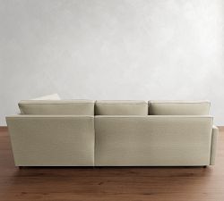 Pearce Square Arm 3-Piece Wedge Sleeper Sectional (121&quot;)