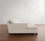 Turner Square Arm Double Chaise Sectional (134&quot;&ndash;155&quot;)