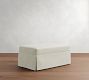 York Slipcovered Ottoman and a Half
