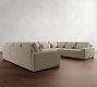 Big Sur Square Arm Deep Seat U-Shaped Sectional (158&quot;&ndash;190&quot;)