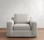 Big Sur Square Arm Slipcovered Swivel Chair