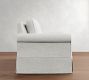 Cameron Roll Arm Slipcovered Single Sleeper Sofa with Memory Foam Mattress (56&quot;)