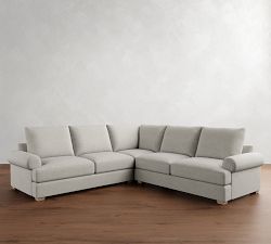 Canyon Roll Arm 3-Piece L-Shaped Sectional (121&quot;)
