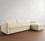 Carmel Slim Arm Chaise Sectional (107&quot;&ndash;129&quot;)
