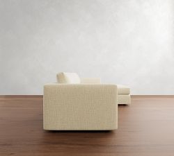 Carmel Slim Arm Chaise Sectional (107&quot;&ndash;129&quot;)