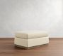 Carmel Slim Arm Wood Base Sectional Ottoman