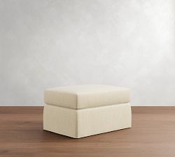 Carmel Slipcovered Ottoman