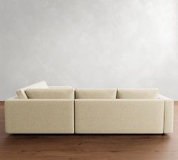 Carmel Wide Arm 3-Piece Wedge Sectional (120&quot;&ndash;129&quot;)