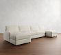 PB Comfort Square Arm Double Chaise Sectional (131&quot;&ndash;165&quot;)