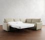 Pearce Square Arm 3-Piece Wedge Sleeper Sectional (121&quot;)