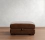 Turner Leather Storage Ottoman with Nailheads