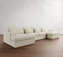Westwood Square Arm Deep Seat Double Chaise Sectional (185&quot;)